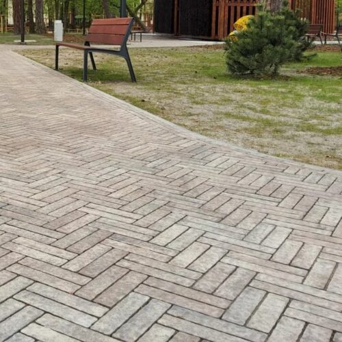 FORBET Listello kostka brukowa w jodełkę 6cm