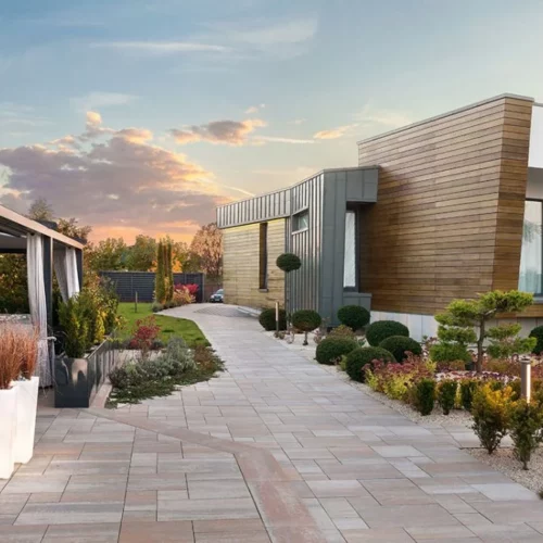 Płyta Tarasowa BRUK-BET Romalit Gr. 8cm color-mix renox