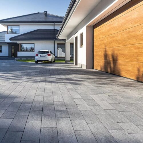 BRUK-BET Kostka brukowa TERCET gr. 8 cm COLOR-MIX/ COLOR HYDROSTOP