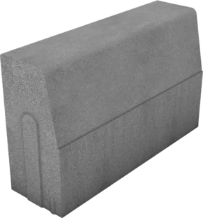 Polbruk KRAWĘŻNIK  POŁÓWKA 15x30x50 szary