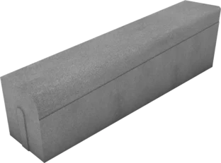 Polbruk Krawężnik Skośny 22/30x15x100 cm Szary
