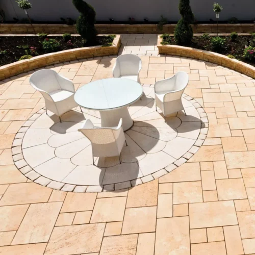 Bruk-Bet płyty TRAWERTYN KWARTET gr. 3,5 cm