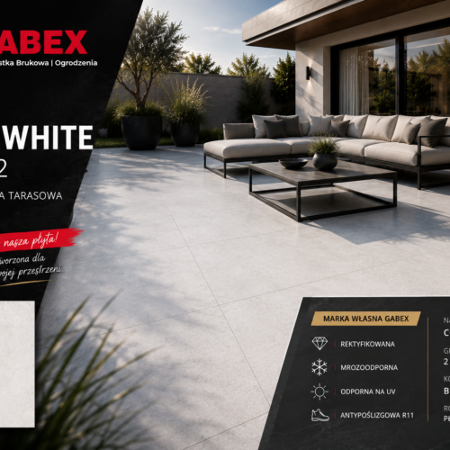 GABEX COMO WHITE 60X60X2
